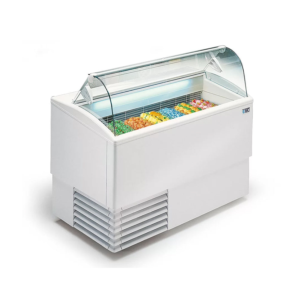 Vitrine à glaces ISETTA L.1354 x l.800 x H.1176 mm - ISA RS TB