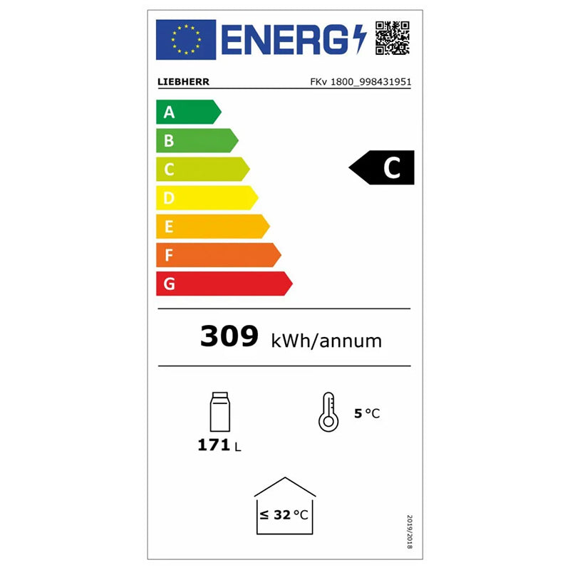 Armoire table top positif ventilé 171L - Liebherr FKV 1800-20