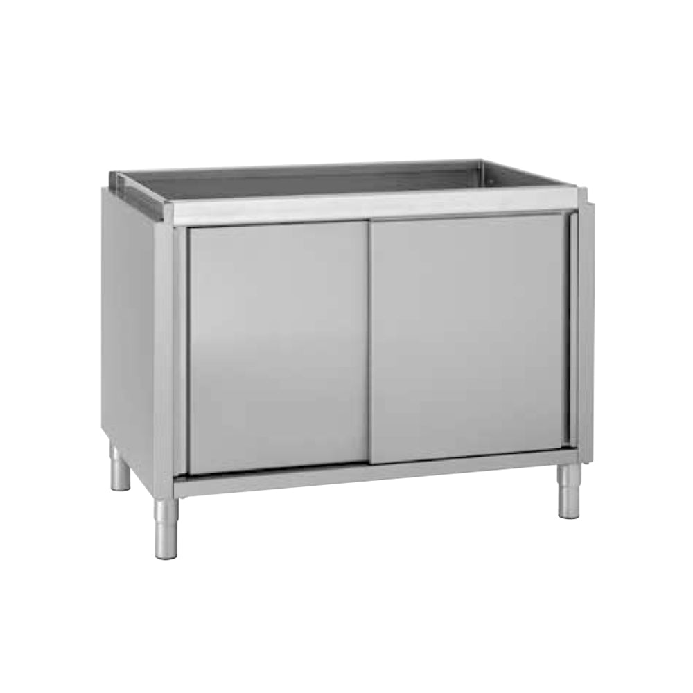 Meuble inox sans dessus L.1400 x l.700 x H.880 mm - Tournus 844363